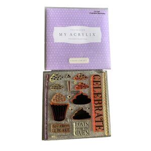 Close To My Heart Cupcake Sprinkles Cling Stamp Set D1336